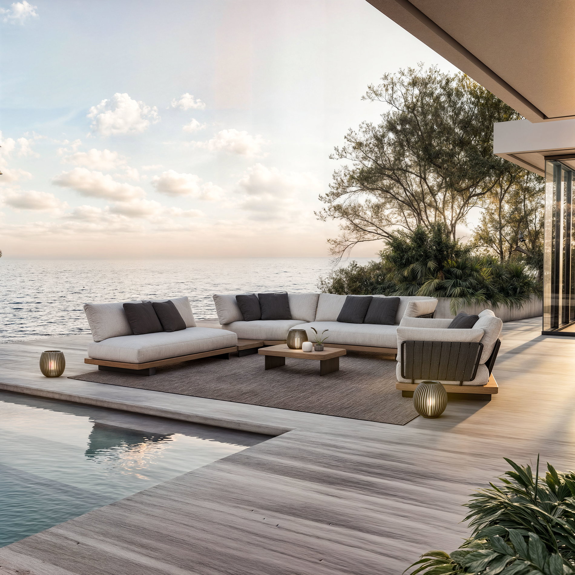 Aurora Lounge Set L – Urbane & behagliche Lounge